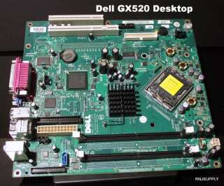 genuine dell p4 motherboard for optiplex gx520 desktop systems 