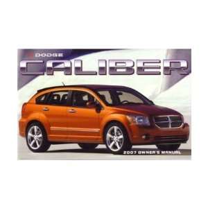 2007 DODGE CALIBER Owners Manual User Guide: Everything 