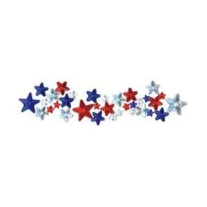  Mark Richards Crystal Cluster Stickers 3/Pkg Star Red/Blue 
