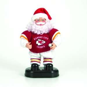   City Chiefs SC Sports NFL Rock And Roll Santa
