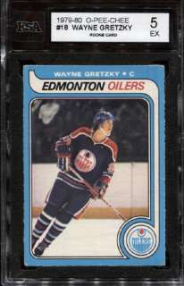 1979 80 O Pee Chee #18 Wayne Gretzky Rc KSA 5 EX 50/50  