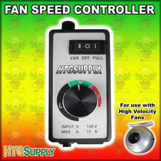 SPEEDSTER Inline Fan Speed Control Controller Variable  