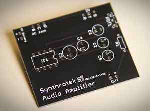 Synthrotek Audio Amplifier PC Board Only DIY lofi  