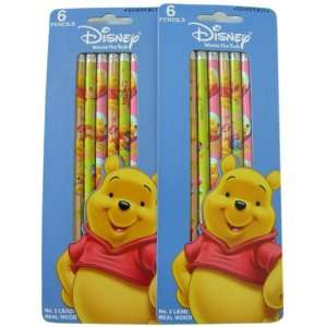    Disney Winnie The Pooh and friends 12 pencils set