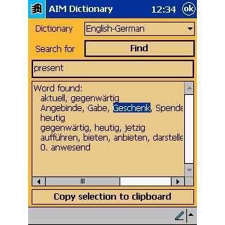 DictionaryEnglish German Software