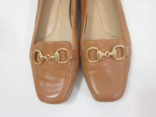 EASY SPIRITS Tan Leather Driver Shoes Loafers Sz 7.5  