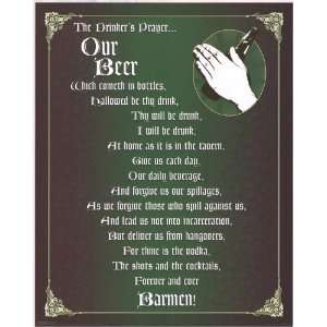 Drinkers Prayer (2006)   Party/College Poster   16 x 20  