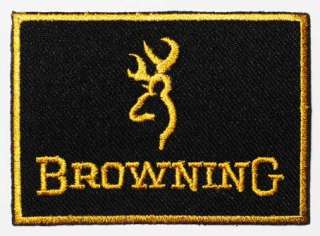 BROWNING Firearms   Embroidered Company Logo 3 Patch  