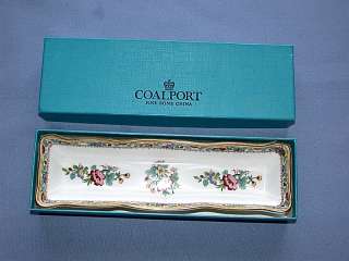This auction is for a Beautiful COALPORT English Bone China Mint Tray 