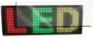 LED Sign 31x12” 15mm Tri Color RGY Outdoor Programmable Scrolling 