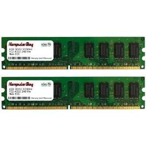  2X 4GB DDR2 533MHz PC2 4200 PC2 4300 DDR2 533 (240 PIN) DIMM Desktop 