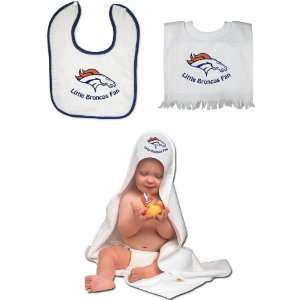    Mcarthur Denver Broncos Toddler Bib And Bath Set