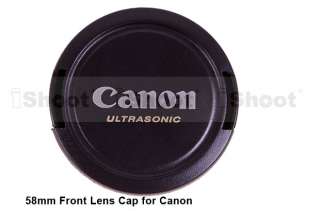 58mm Front Lens Cover/Cap f Canon EF S 18 55/3.5 5.6 II  