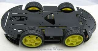   Platform* 4 Wheel Set with Gear Motor for Arduino Project DIY  