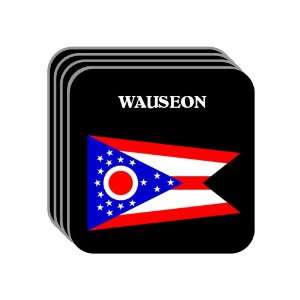  US State Flag   WAUSEON, Ohio (OH) Set of 4 Mini Mousepad 