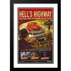  Hells Highway 20x26 Framed and Double Matted Movie Poster 