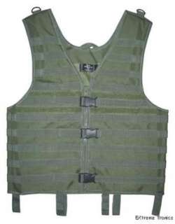 OD Green Airsoft Tactical MOLLE Modular Vest Holster  