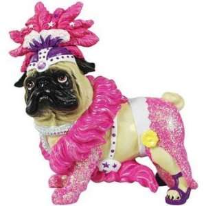  Pugnacious Showgirl Pug Figurine