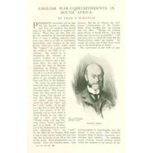  1900 English War Correspondents South Africa Churchill 