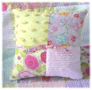 This beautifully sweet flower garden patchwork set was designed using 