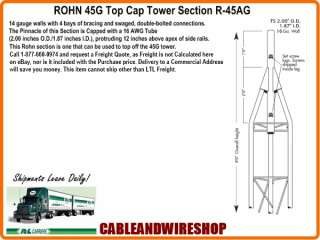   45G Tower NEW 45AG Top Cap Section R 45AG Segment 610074820581  