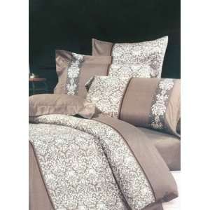   Floral Satin Drill Duvet Cover Bedding Set   King Size