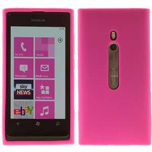  Genuine Works With Nokia Pink Durable Silicone Skin Case 