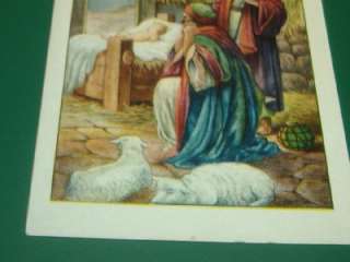 1905 WISE MEN w/BABY JESUS Antique Nativity Postcard  