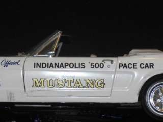 1965 FORD MUSTANG OFFICIAL INDY PACE CAR DIE CAST MODEL  