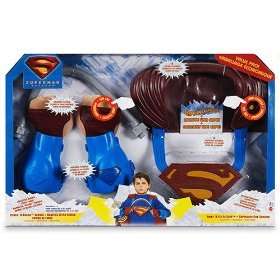 SuperMan Returns Value Pack   Gloves, Cape & Bendy Bar  