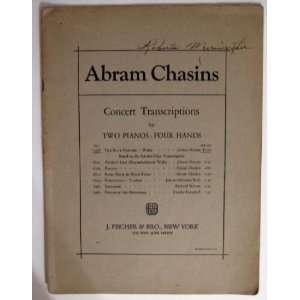   Two Pianos   Four Hands: The Blue Danube Waltz: Abram Chasins: Books