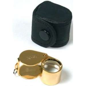  Gold Loupe Jewelers Optical Tool 10X Magnification