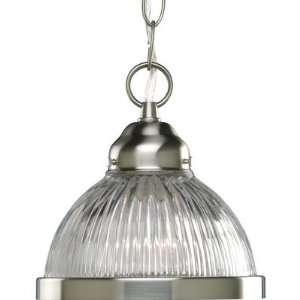 By Progress Lighting Prismatic Glass Collection Brushed Nickel Finish 