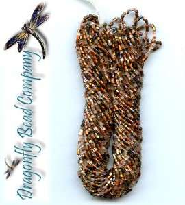   Glass Dragonfly Custom Copper Fashion Mix  2 Cut Size 10/0  