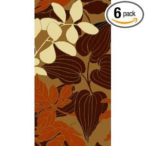 Ideal Home Range Golden Petals, Brown Guest Towel, 16 Count Package 