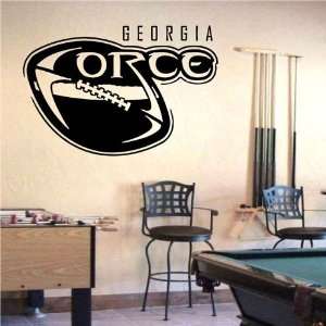   Mural Vinyl Sticker Sports Logos Georgia Force (S815): Home & Kitchen
