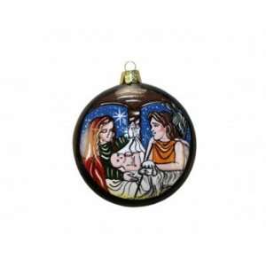  Family Religious Christmas Ornament Icon Jesus St. Mary St. Joseph