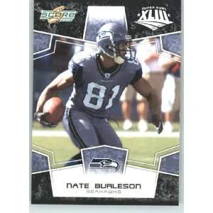  Edition Super Bowl XLIII Black Border # 284 Nate Burleson   Seattle 