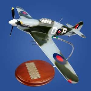 Hurricane MKIIC UK RAF Quality Desktop Wood Model Plane / Unique and 