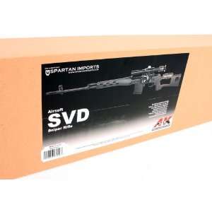    Soft Air AandK Dragunov SVD Spring Gun, Black: Sports & Outdoors