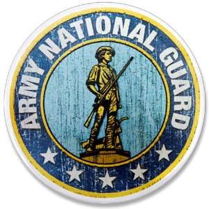  3.5 Button Army National Guard Emblem 