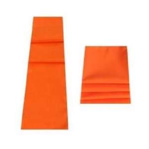  Bright Orange Soft Cotton Feel Table Runner 178cm x 30cm 