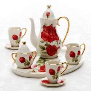  Sorelle Miniature Porcelain Tea Set