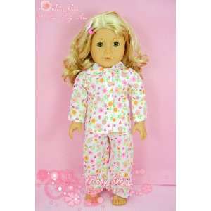   RUBY ROSE ** Multicolor Daisy Pajamas ~ Fits 18 American Girl Dolls