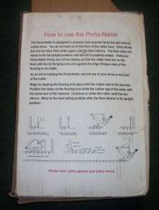   401 Porta Nails, Inc. Porta Nailer Hardwood Flooring Nailing Kit