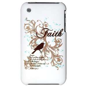  iPhone 3G Hard Case Faith Dove   Christian Cross Dove 