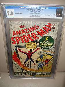 Amazing Spider man #1 CGC 9.6 1966 Golden Record 602 cm  