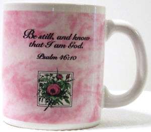 Zondervan Be Still & Know Christian God Mug Coffee Cup  