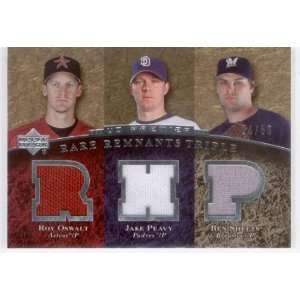   Padres / Brewers   Serial #d 24/50   Game Used Jersey Swatch Sports