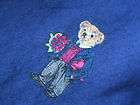 Polo Ralph Lauren Bouquet Roses Bear Pajama Pants PJs Mens Size L EUC